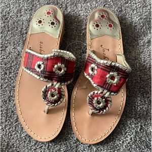 Plaid Jack Rogers Sandals